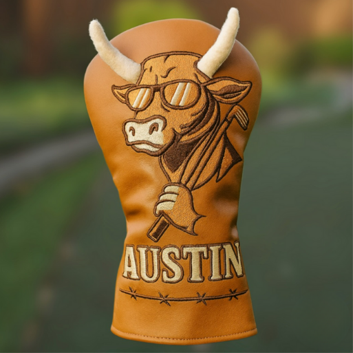 Austin custom headcover by Swing Supplies