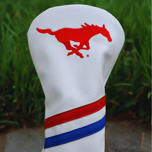 SMU Mustangs custom headcover by Swing Supplies