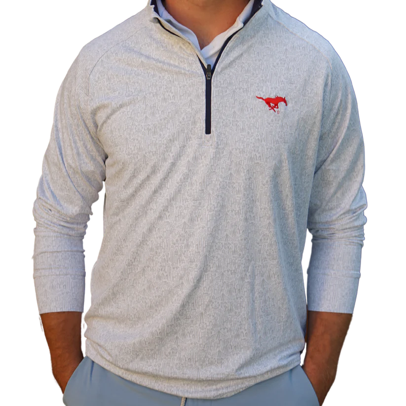 SMU quarter zip