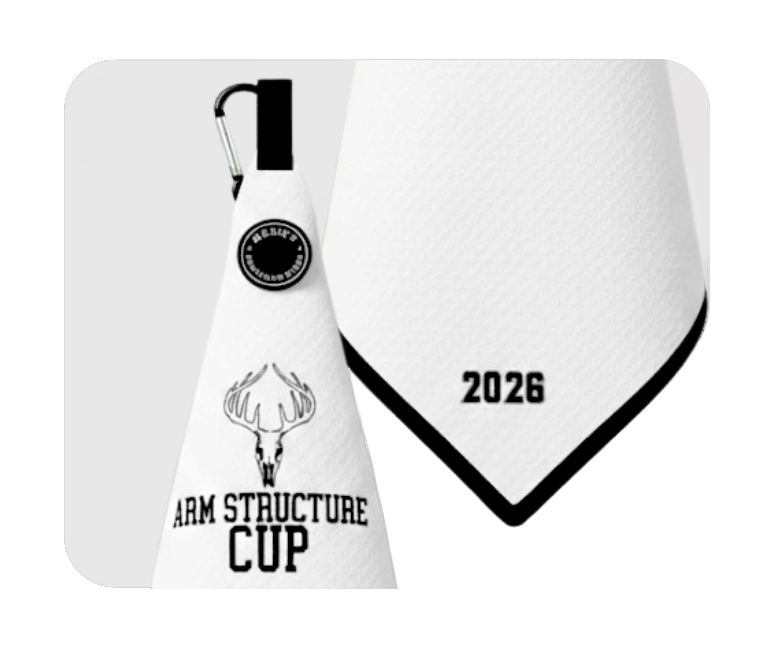 Custom golf towel by Swing Supplies